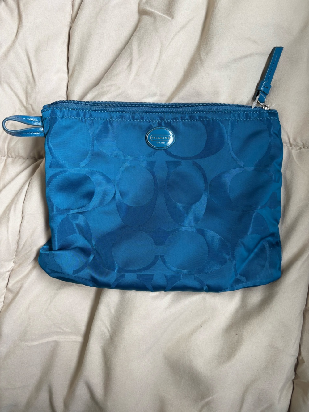Coach Signature Nylon Packable Weekender Pouch